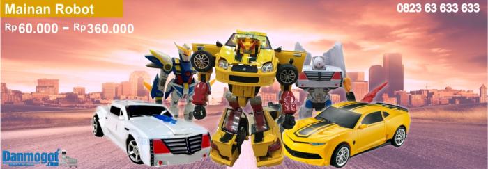 Robot Mainan Mengasah Kreativitas Anak hanya di Danmogot.com
